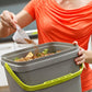 Bokashi Organko 1 – Set mit zwei Kompostern (2 × 16 L) grau/grün