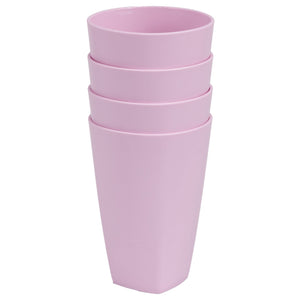 4x VIVA Becher (0,3L), pastellrosa