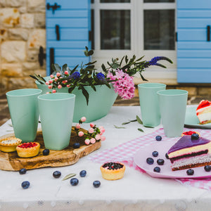 4x VIVA Behälter (0,4L), pastellblau