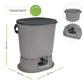 ORGANKO Essential Set, 2× Bokashi Komposter (2 × 15,3 L), grau