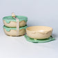 Pick&Go Aufbewahrungsbox: 3-teiliges Set (pastellblau/grün)