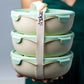 Pick&Go Aufbewahrungsbox: 3-teiliges Set (pastellblau/grün)