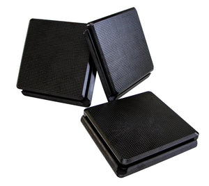 Bodenplatten von Skaza in Schwarz – rutschfeste Oberfläche, ideal für Garten, Camping und Outdoor-Bereiche