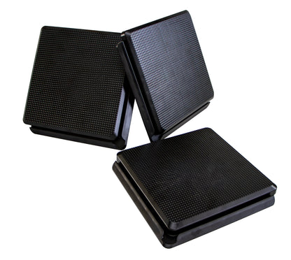 Bodenplatten von Skaza in Schwarz – rutschfeste Oberfläche, ideal für Garten, Camping und Outdoor-Bereiche